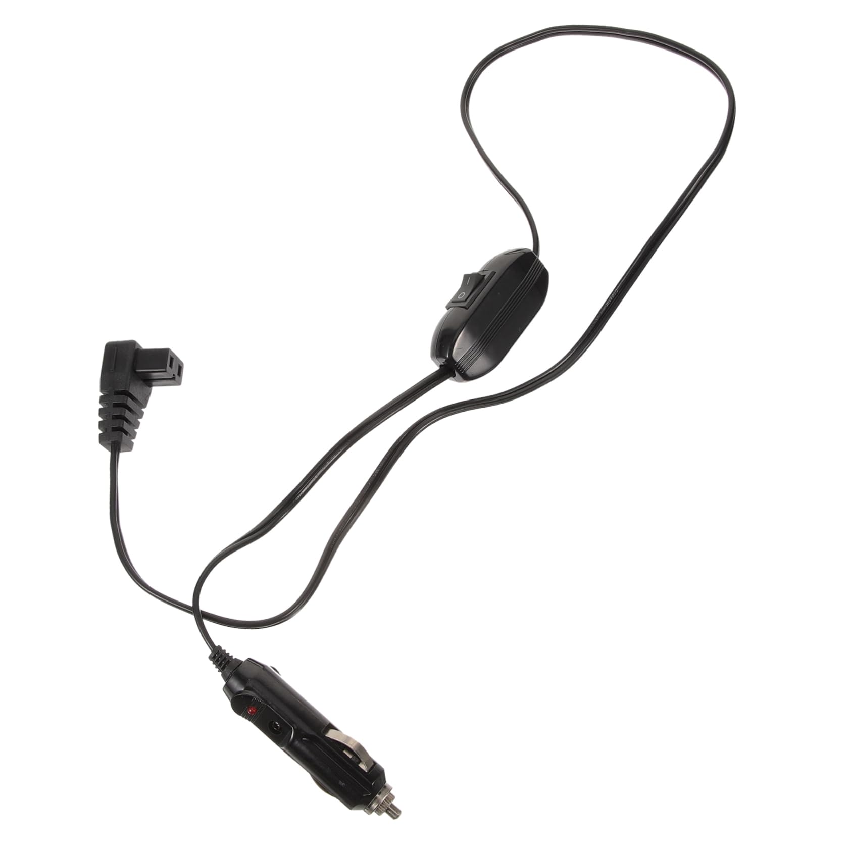 Zerodeko Car Fridge Adapter Cord with Switch Durable Power Cable for Fridge Accessory Compatibility Easy to Use Plug and Play Design for Car Refrigerators