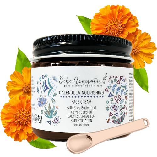 Babo Botanicals Moisturizing Oat & Calendula Miracle Face Cream – Shea Butter Hydration for Dry or Sensitive Skin – Gentle for Baby, Toddler, Kids & Family – Vegan 2 fl. oz