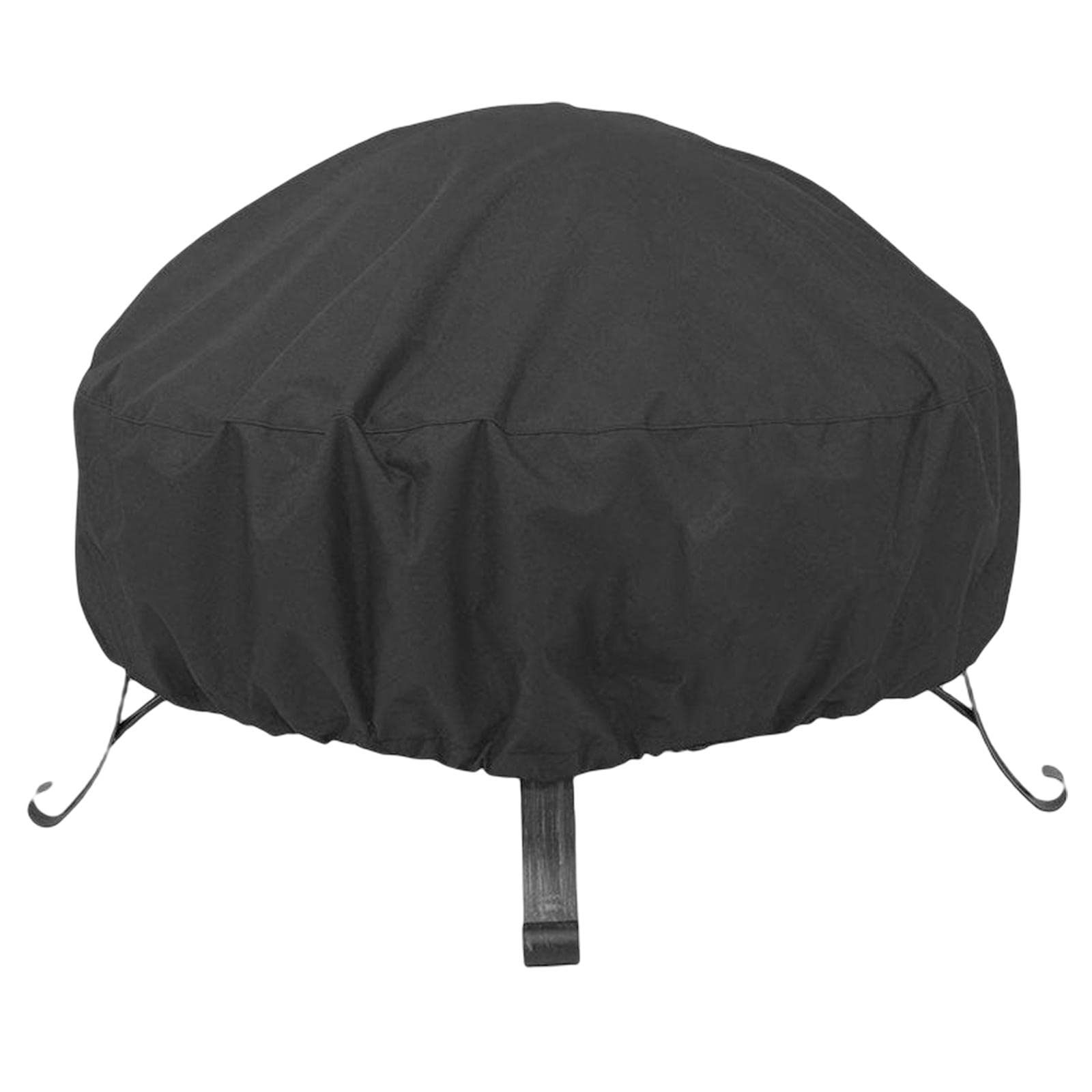 MYADDICTION Firepit Cover Oxford Fabric Weatherproof Durable Dust Proof for Barbecue Black and Large-image-48