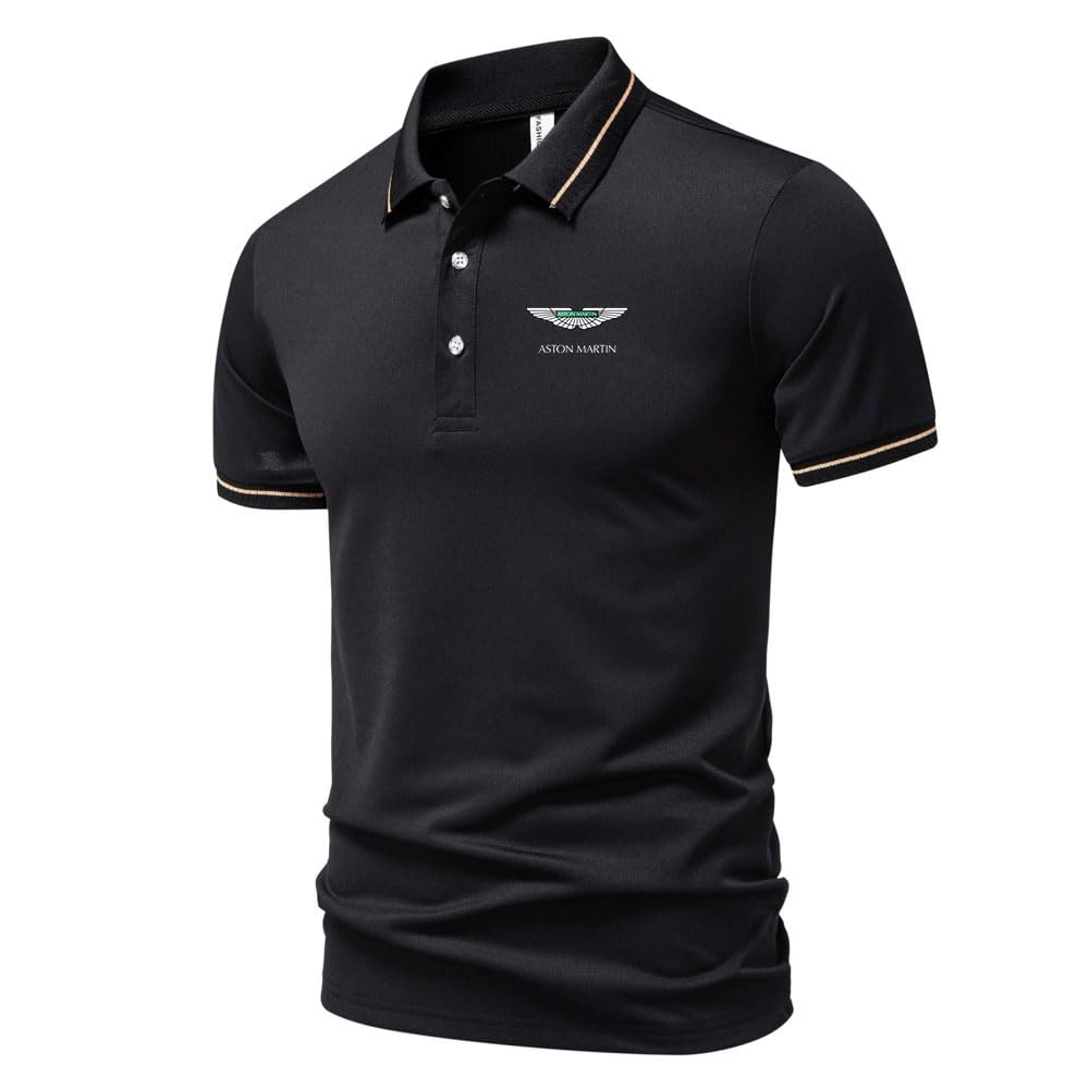 Polo de golf pour hommes pour As_ton Mar_tin revers T-shirts à manches courtes T-shirt décontracté personnalisé/D/XXL