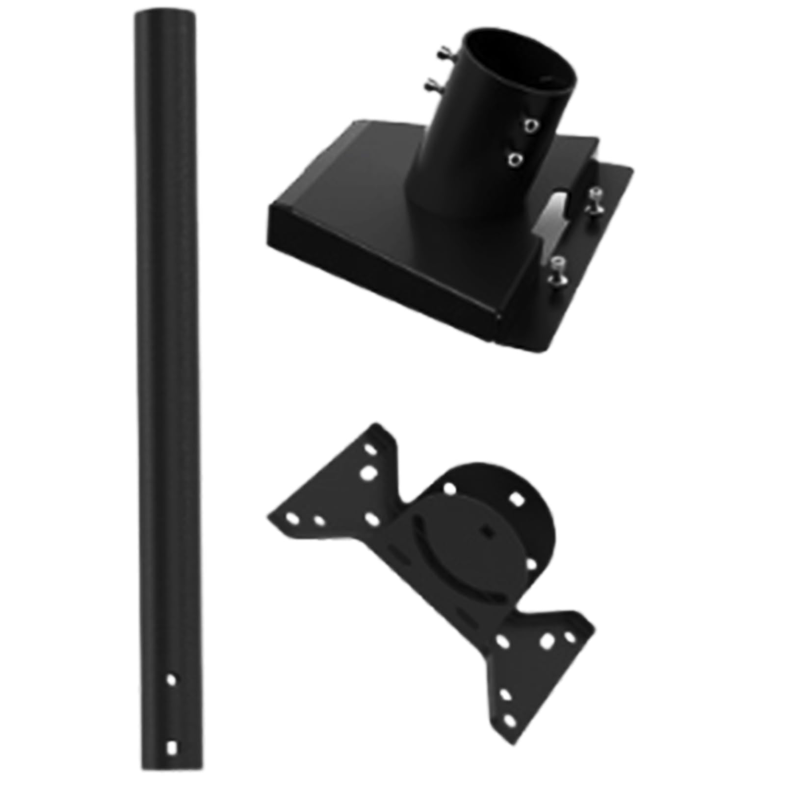 Support adaptateur de tuyau pour antennes Internet - Système de montage réglable à 360 degrés pour bornes fixes - Collier de serrage en métal
