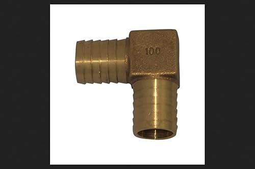 Campbell Rlb4tlf Codo de inserción de latón, 90 grados
