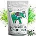 2 in 1 Chlorella & Spirulina TABLETS. Up to 60-DAY supply. Non-GMO. Chlorophyll - Vegan Protein - Iron. Broken Cell Wall. 100% PURE. For Natural Energy & Powerful Detox (3.52oz)