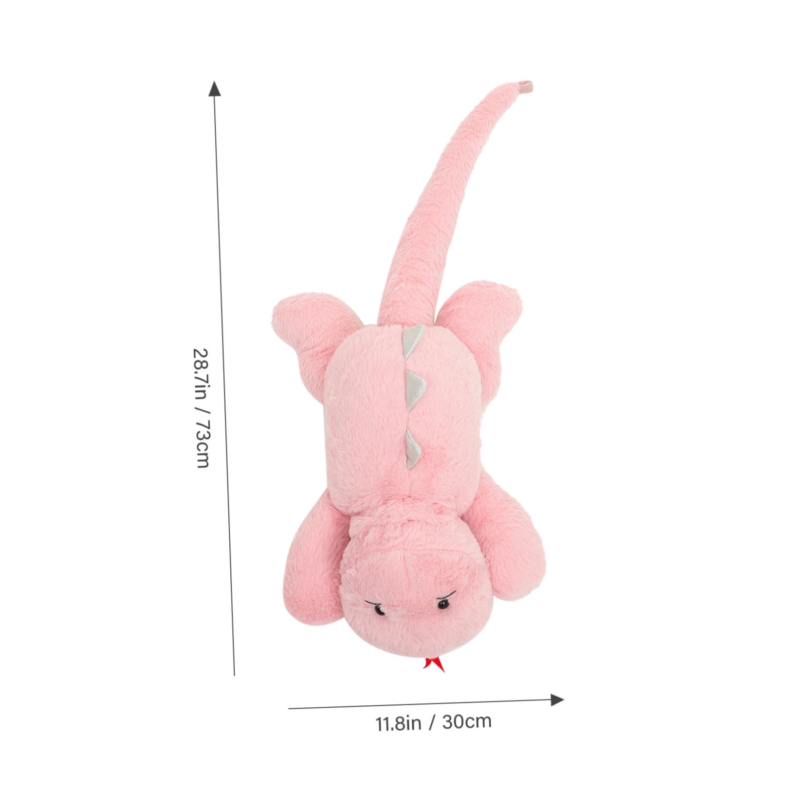 Dinosaurio de Peluche Rosa de Felpa y Algodón PP, Juguete