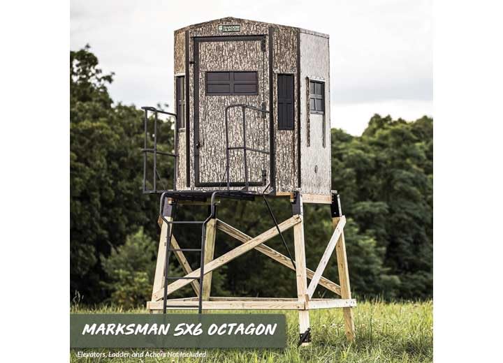 Marksman 5x6 Octagon Hunting Blind Fully Assembled