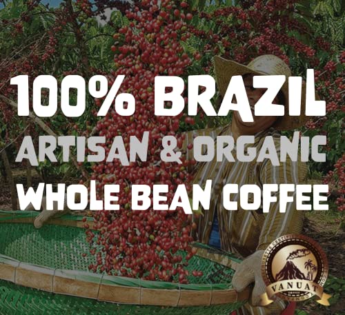 Brazil Medium Roast 16OZ Café en Grano miniatura 3