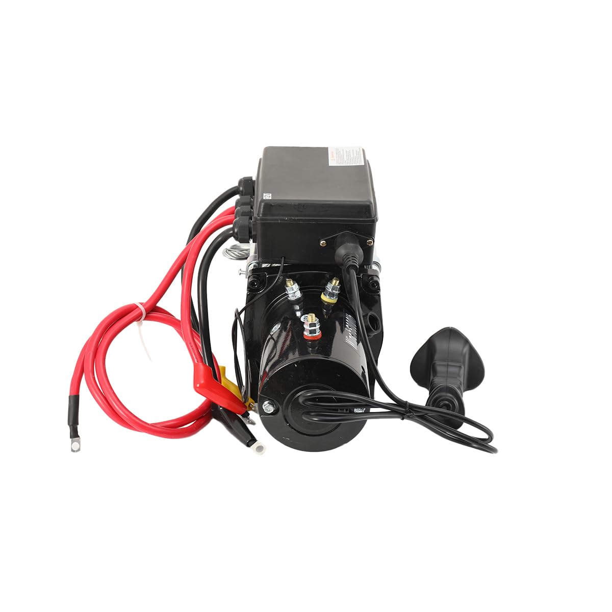 Elektrische Seilwinde 12V, 6000lbs/2722kg, mit Funkfernbedienung | 1600W Motorwinde Seilzug Elektrowinde, mit 12m Seil, für ATV UTV, LKW, Nutzfahrzeuge, Anhänger, Offroadwinde
