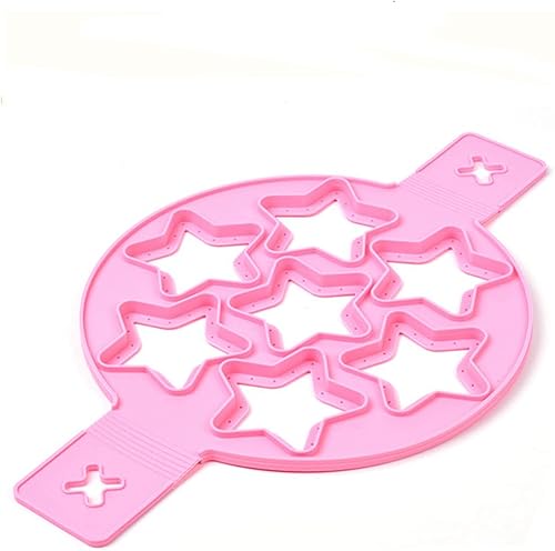 Miniatura 2 de Moldes antiadherentes para panqueques, molde de huevo frito de silicona, reutilizable, para hacer panqueques, anillo de huevo, herramientas