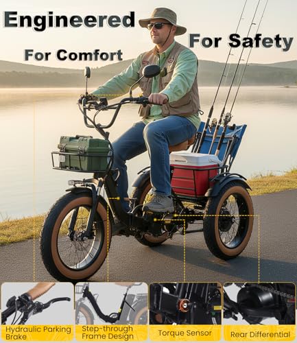 KAKIGO 750W Folding Electric Tricycle