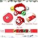 Augshy 2 Packs Christmas Wrist Bells, Red Wrist Band Jingle Bells Bracelets with Red Green Gold Silver Bells Adjustable Hand Ankle Bells Musical Instruments for Christmas Gifts Party Favors
