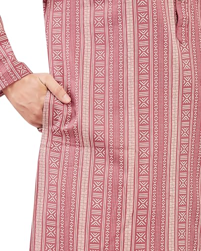 Image of Studio Shringaar Men's Cotton Relaxed Fit Straight Kurta