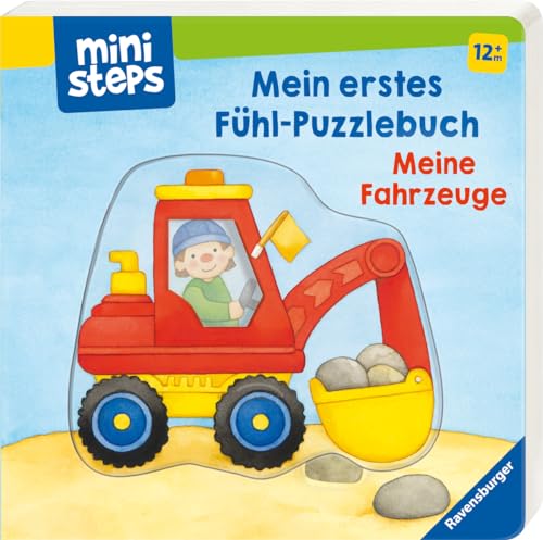 ministeps: Mein erstes Fühl-Puzzlebuch: Meine Fahrzeuge: Ab 12 Monaten