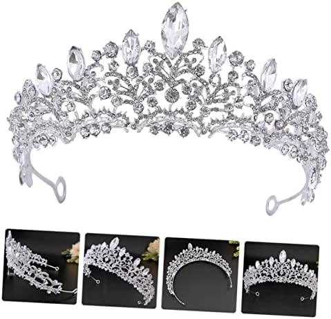Couronne De Princesse En Cristal De Diamant Complet, Couronne De Reine De Luxe, Accessoires Pour Cheveux, Couvre-chef De Fête D'anniversaire Pour Filles