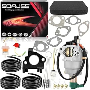 SOAJEE Carburetor Compatible with Milbank MPG6500E MPG75002E MPG75003E Multi-Power MP5500DF MP6000E MP7000E MP7500E 5000W 5500W 6000W 6500W 7000W 7500W Generator 389cc 420cc 13HP 14HP 15HP 16HP Carb