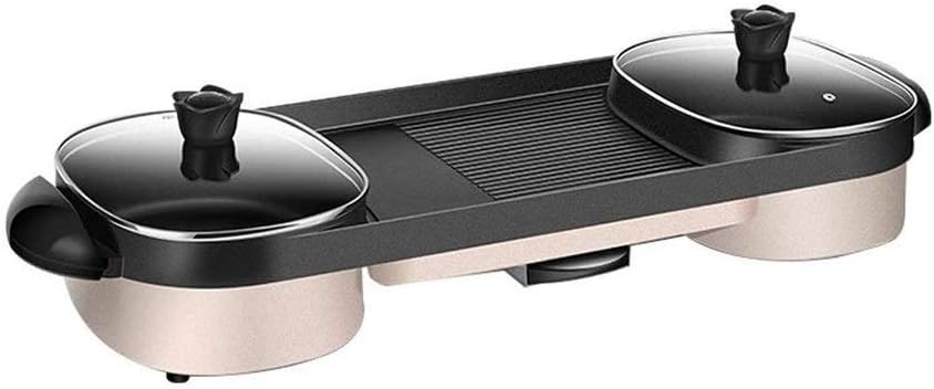Electric Baking Pan， Household Multi-function Oven, Adjustable Temperature Thermostat Barbecue Pot