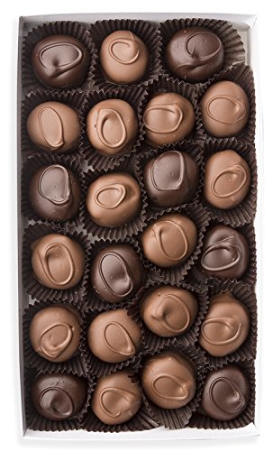 Mrs. Cavanaugh’s Orange Cream Mixed Chocolates 1 lb Box – 65% Milk & 35% Dark Orange Fondant Creams Covered in Chocolate – Citrus Cream Candy Gift,