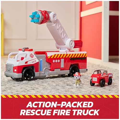 PAW Patrol Fire Rescue: Rapid Reload Fire Truck with Marshall Figure, Quick-Fire Launcher, Lights & Sounds, Kids Toys for Boys & Girls Ages 3 and Up by PAW PATROL - Image 2