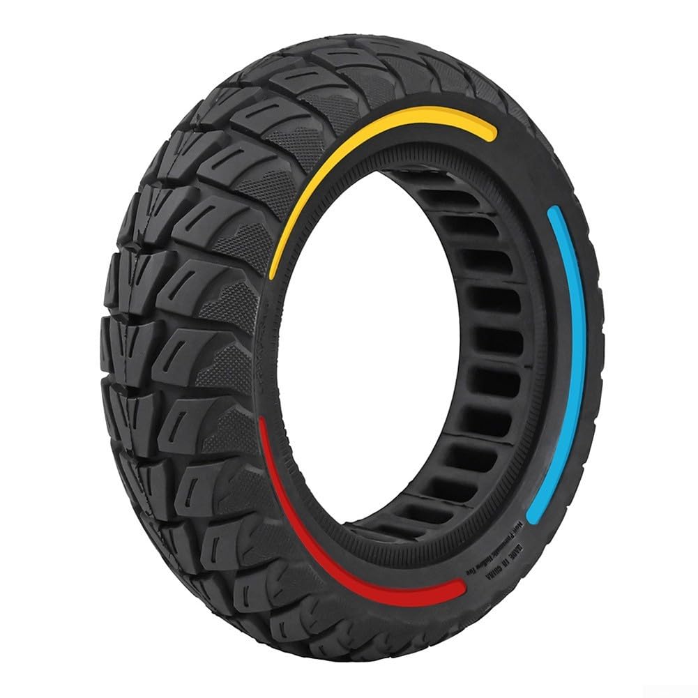 10 Inch 10x3.0 Solid Tire for Electric Scooters — Puncture-Proof, Flat-Proof Rubber Tyre Compatible with, For Kaabo For Mantis, and 255x80 / 80/65-6 Models