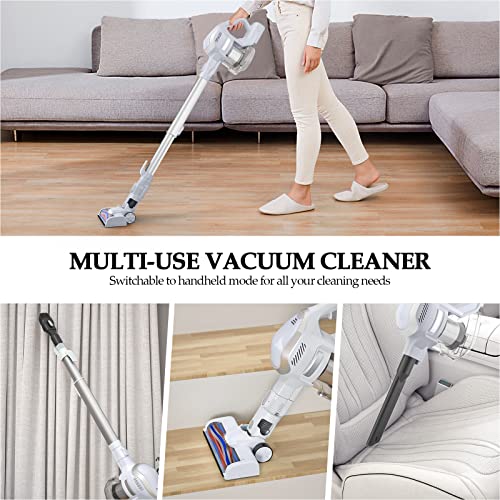 Tma Cordless Vacuum Cleaner, 25Kpa Powerful Lightweight Stick Vacuum Cleaner With 35 Mins Detachable Battery, 6-In-1 Handheld Vacuum Cleaner With 4 Hepa&1.3L Dust Cup For Hard Floor/Pet Hair T181 #TOP5