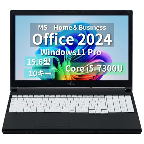 【美品・オフィス付き】フルHD/Core-i5 7300U/8GB/256GB Amazon.co.jp: 【整備済み品】【MS Office H&B 2024】15.6型 ノートPC