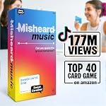 Lucky Egg Misheard Music (English Version) – Guess The Song or Artist with 500 Lyrical Nonsense Cards – Hilarious Music Games for Adults & Teens – Family Card Games for Karaoke & Parties