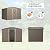 ALAULM 8'x6' Outdoor Storage Shed Outdoor Galvanized Metal Tool Shed with Vents & Sliding Door, Waterproof Garden Shed for Patio,Lawn,Backyard to Store Bikes,Tools-Brown