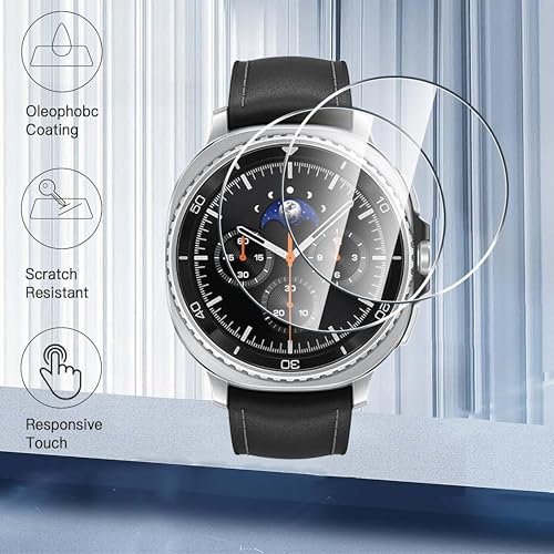 Image of YODI Waterproof 3D Tempered Glass Screen Protector Compatible with Samsung Galaxy Watch 6 / Sam-Galxay Ultra 47mm SmartWatch Only (WATCH 6 CLASSIC /ULTRA 47MM)