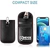 HEYCE KeyGuard RFID Blocking Key Case, Military-Grade Faraday Cage Anti-Theft Bag for Car Key Fob Protection, Signal Blocker Pouch for Keyless Entry Vehicles (Black) #1