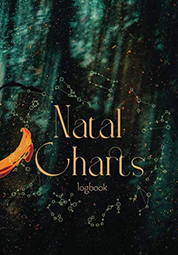Natal Charts Logbook: 50 Blank Birth Charts and Tables for Astrological Studies and Interpretation | Astrology School Business Notebook (Astrology Tools)