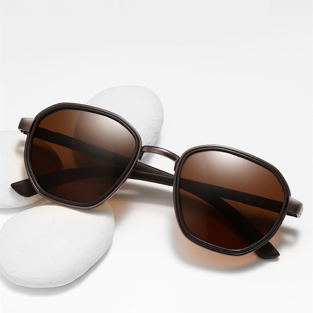 Gafas de sol clásicas para hombre, gafas de sol ovaladas para mujer, viajes, pesca, ciclismo