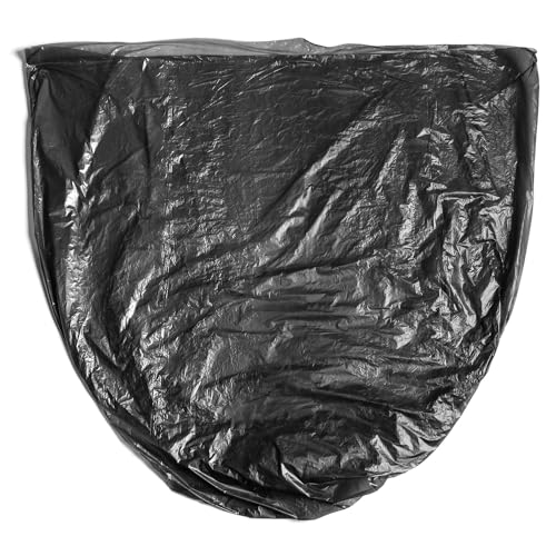 Image of Aluf Plastics 33 Gal Black Trash Bags, 16 Micron (EQ.), 33 inch x 40 inch