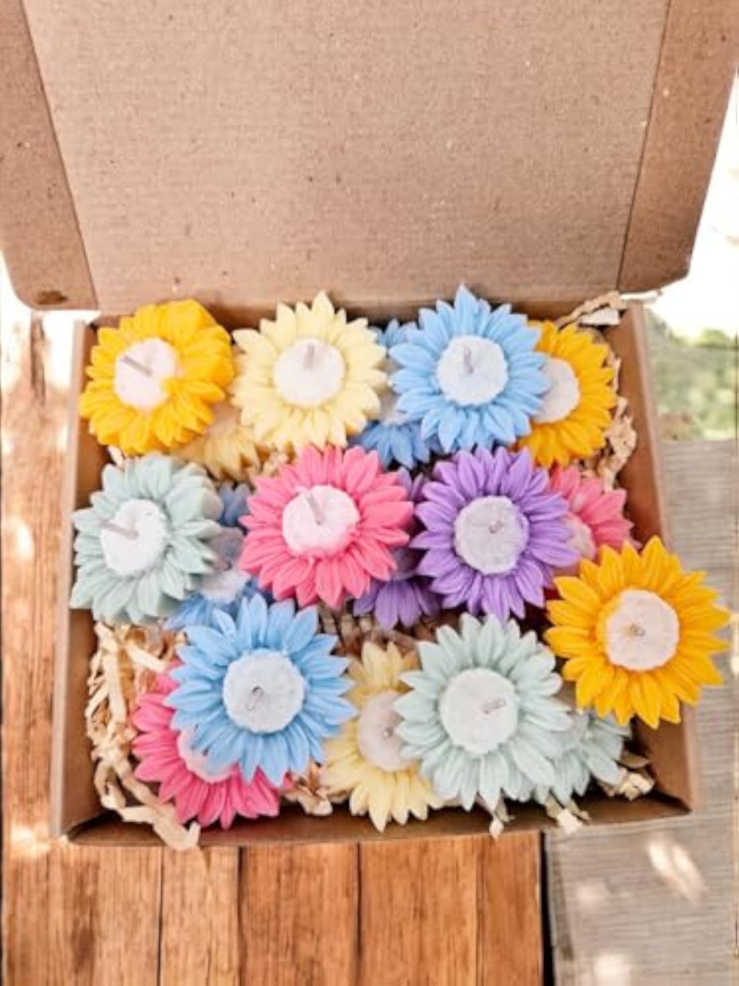 Decorative Floral Scented Floating Sunflower Candle