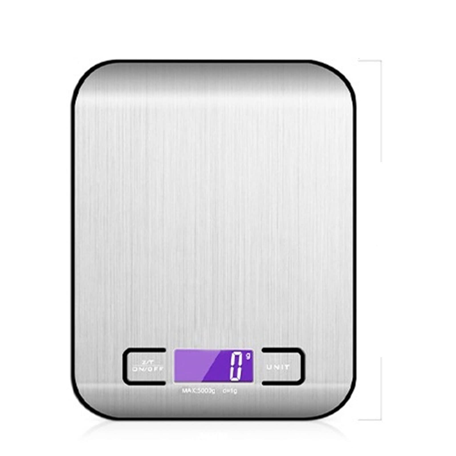 JINGYAN Kitchen Scale Kitchen Scales Stainless Steel Weighing For Food Diet Postal Balance Measuring LCD Precision Electronic