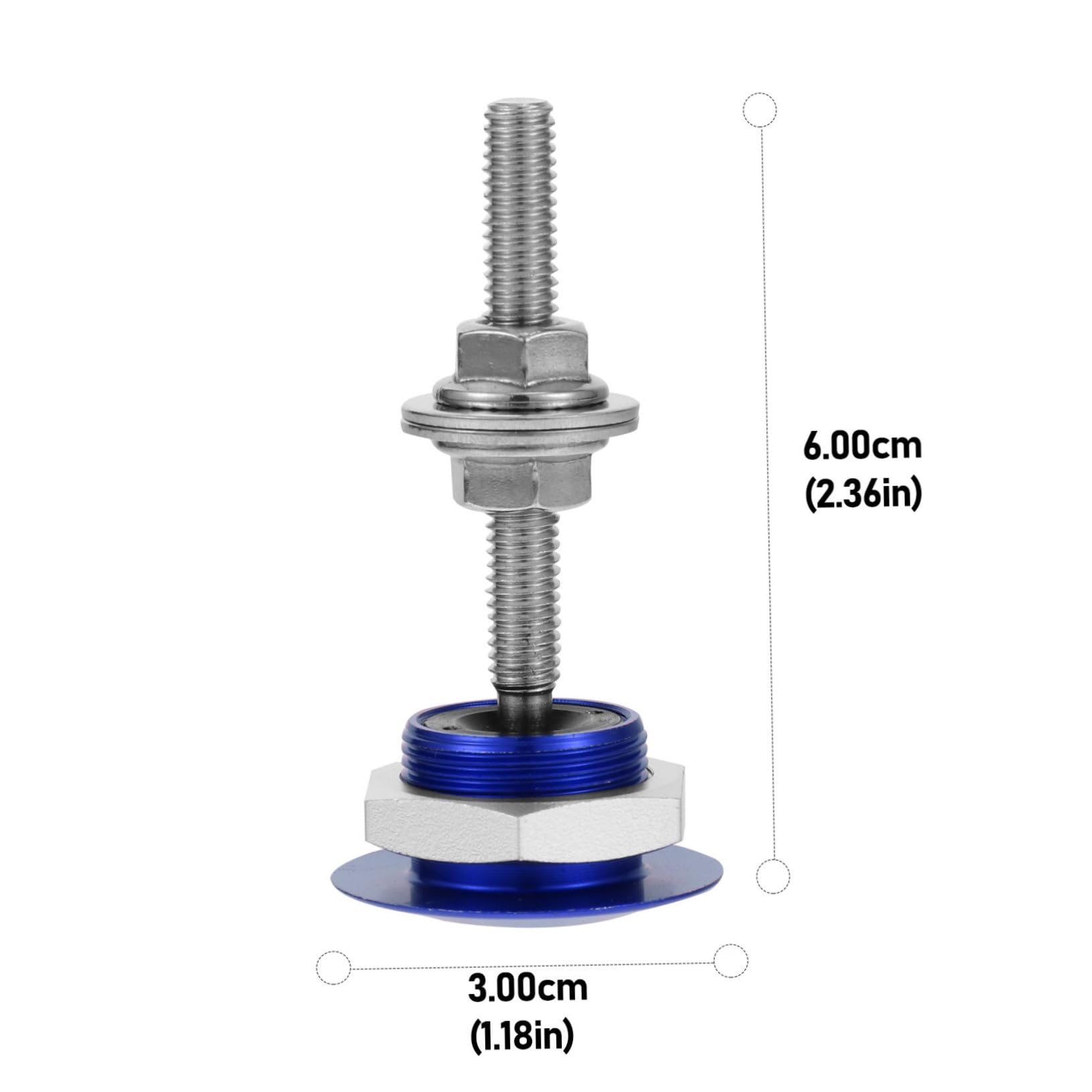 STOBAZA 1Pc Engine Hood Lock Durable Mini Push Clip for Secure Engine Bay Prevents Vibration While Driving High Strength CNC Processed Locking Pin Automotive Accessory for Car