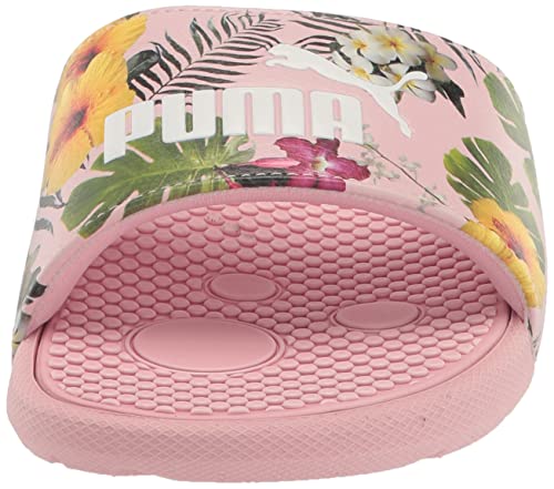 PUMA PUMA Cool Cat Sandal, Parfait Pink-Yellow Pear White, 1 US Unisex Little Kid