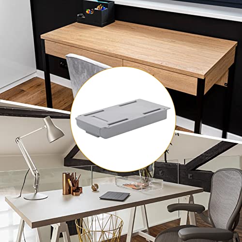 Under Desk Drawer Storage Organizer Self-Adhesive Plastics Storage Case for Vanity Cabinet with Free Screw Package… - Afbeelding 6