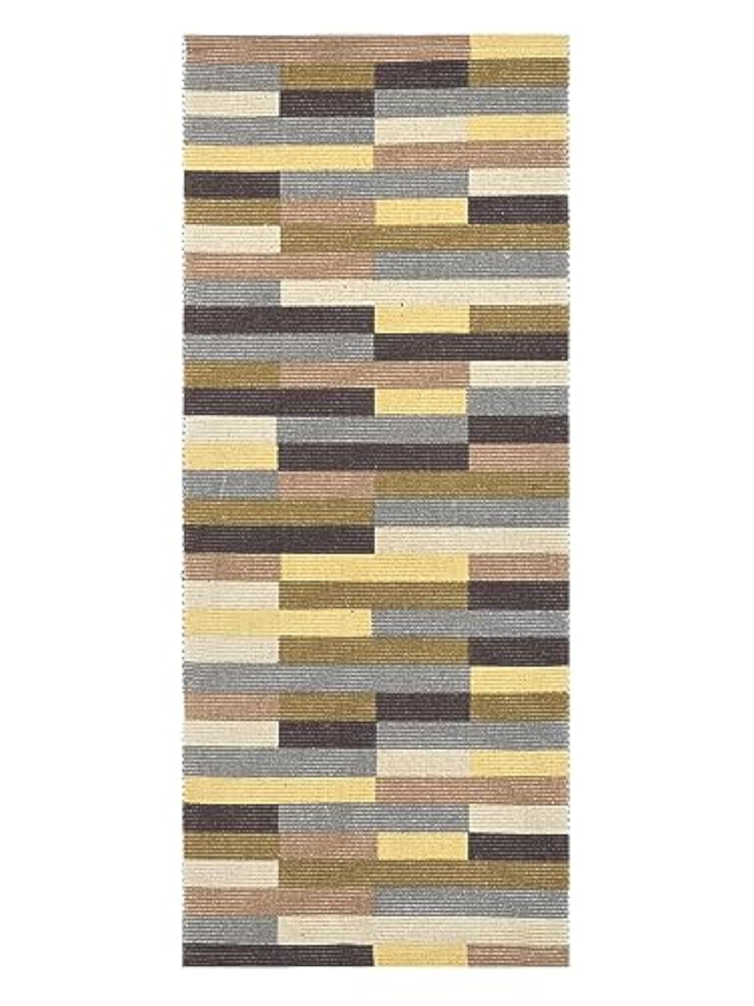 Soft Cotton Durable Multipurpose Runner Rug, Anti Skid Backing