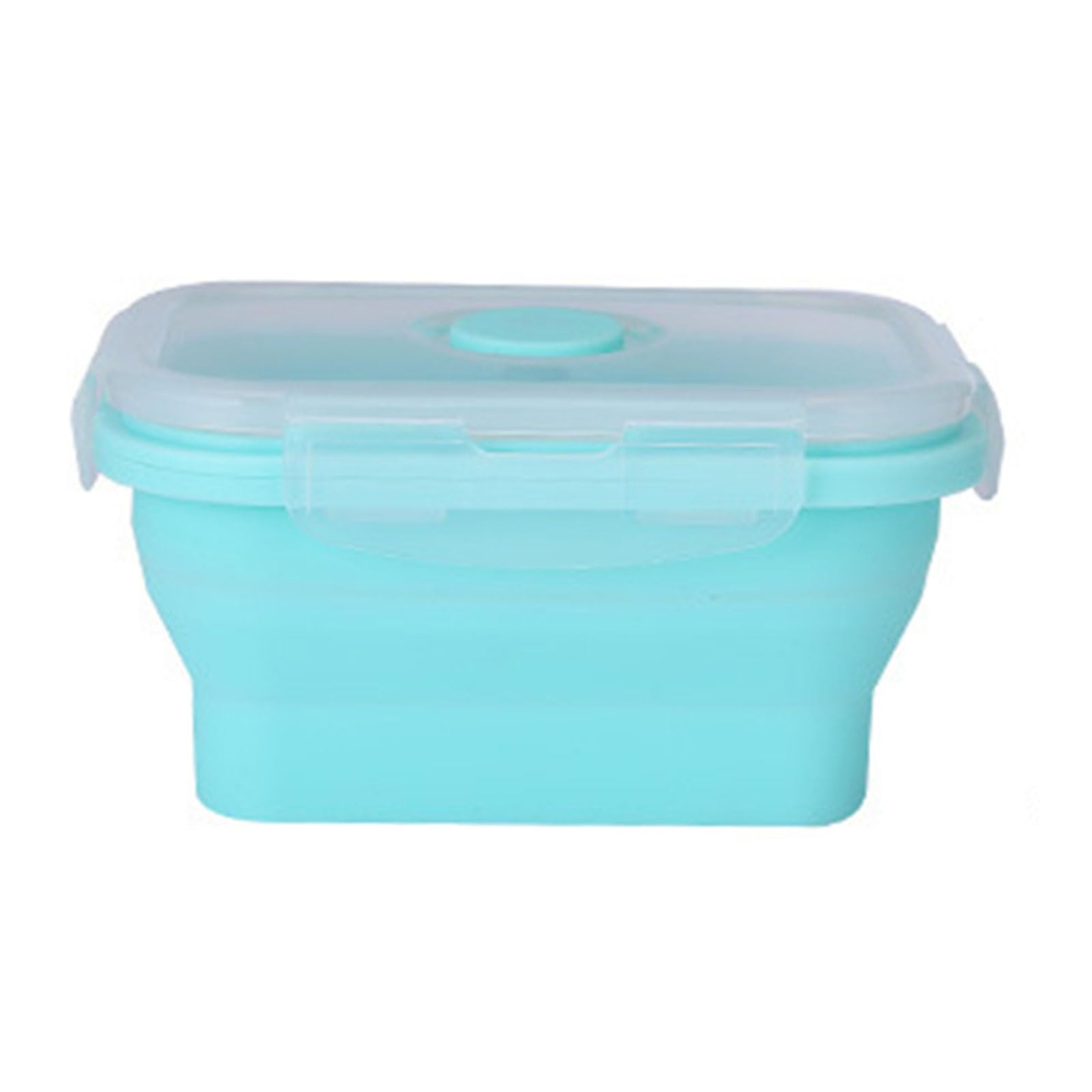 Uqezagpa Efficient Silicones Lunch Box Dishwasher Safe Small Storage Ideal for Camping Food Container