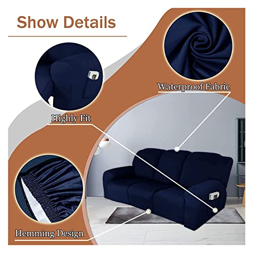 Funda de sillón relax elástica para solucionar el desgaste de tapicería 3