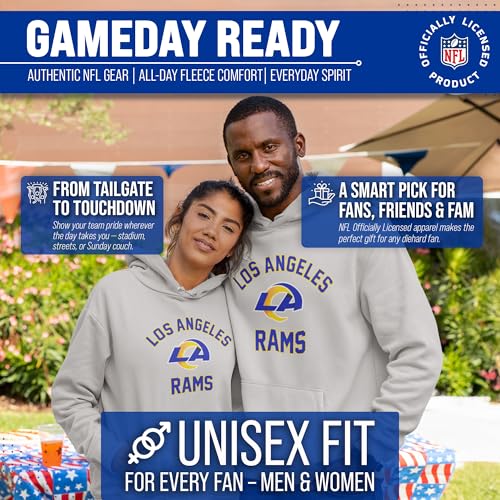 Image of Team Fan Apparel NFL Gameday Hoodie Pullover Sweatshirt for Men and Women | Officially licensed NFL Gameday fleece pullover - kangaroo pocket, ribbed cuffs, drawstring hood, unisex fit