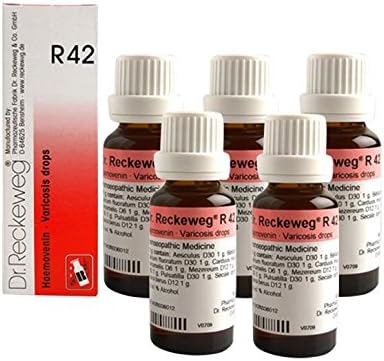 Kaxilu Dr.Reckeweg Germany R42 Varicose Veins Pack of 5