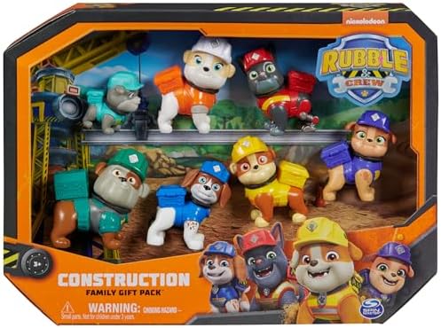 Rubble & Crew, Toy Figures Gift Pack, with 7 Collectible Action Figures, Kids Toys for Boys & Girls Ages 3+ - View 4