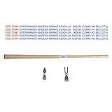 SIFER Holzgriff Lack Hacke 1200x35 (wie M2 Eichel)