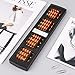 Mathematics 17 Digits Rods Soroban Standard Abacus Chinese Japanese Calculator Counting Tool Math Learning Beginners 2X Geometric Puzzles for Adults