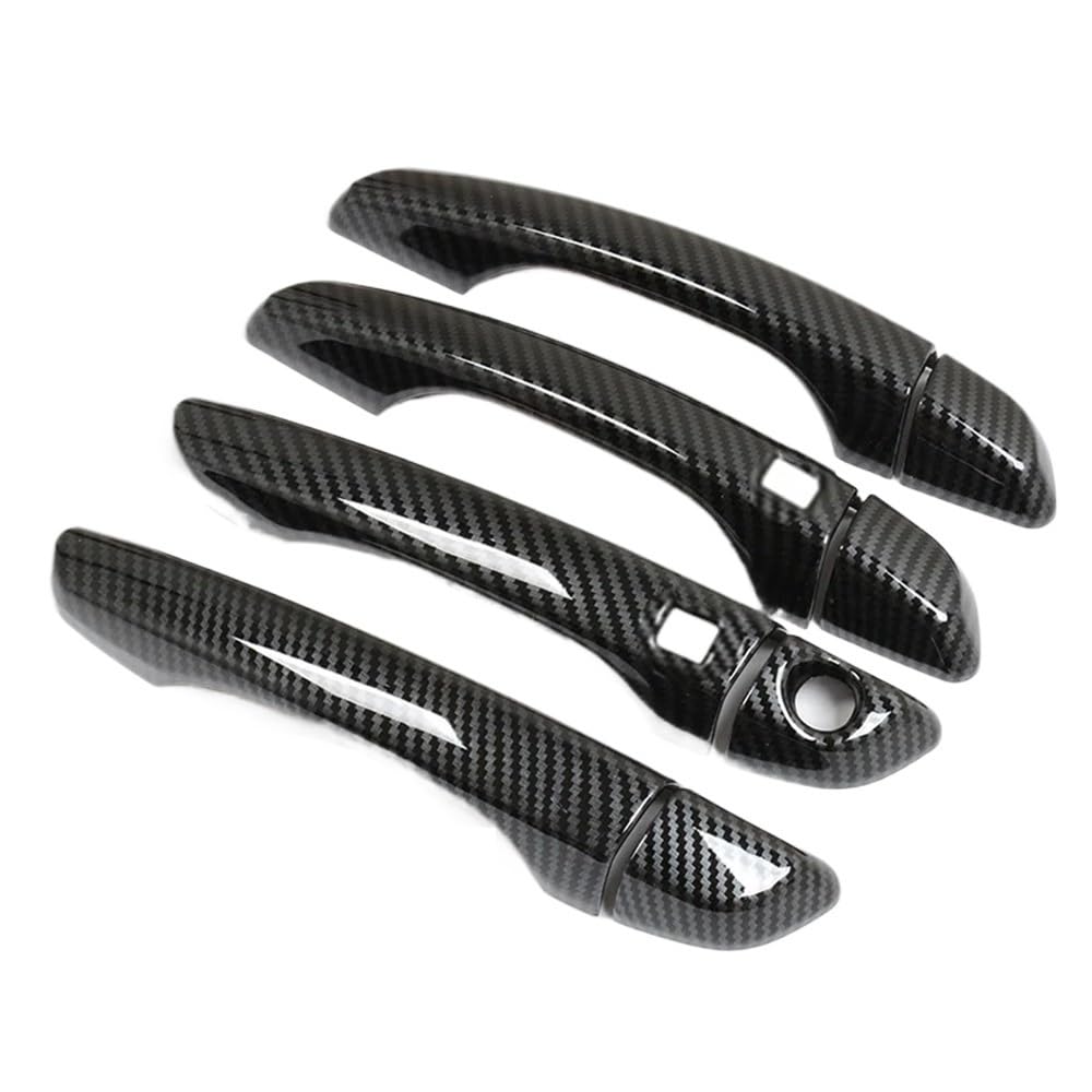 GTEEW Side Outer Door Handle Car Door Handle Cover Trim Sticker for 408 for 308 for 308sw for T9 2016-2022 LHD Styling Accessories