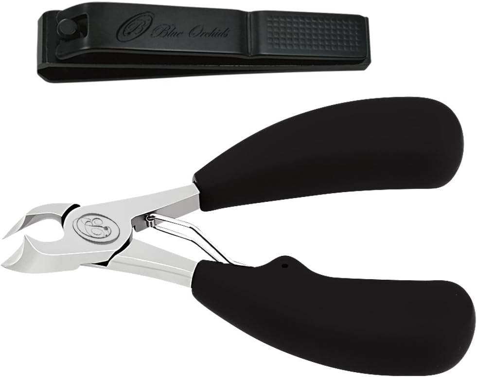 Podiatrist Toenail Clippers, Professional Pedicure Clippers for Thick and ingrown toenails, Perfect for Men and Seniors. with a Super Sharp Curved Blade, These Clippers Make an Ideal Grooming Tool.