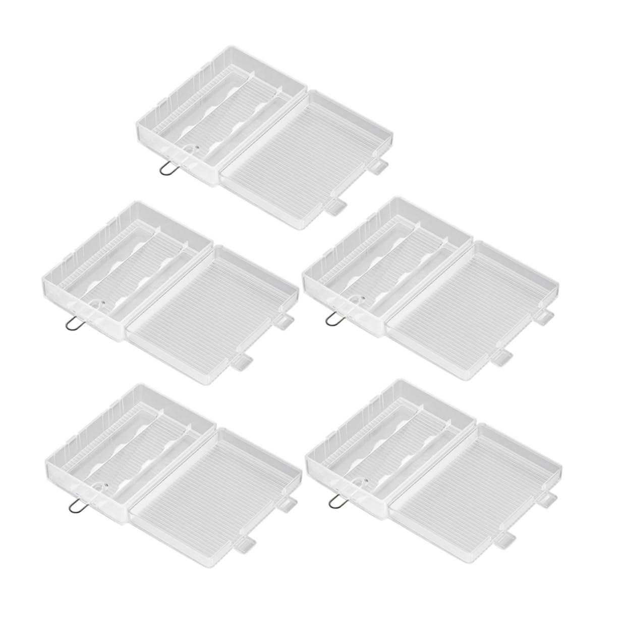 SWOOMEY 5PCS Battery Storage Box Dustproof Organizer for Batteries Durable Container Accessories Container