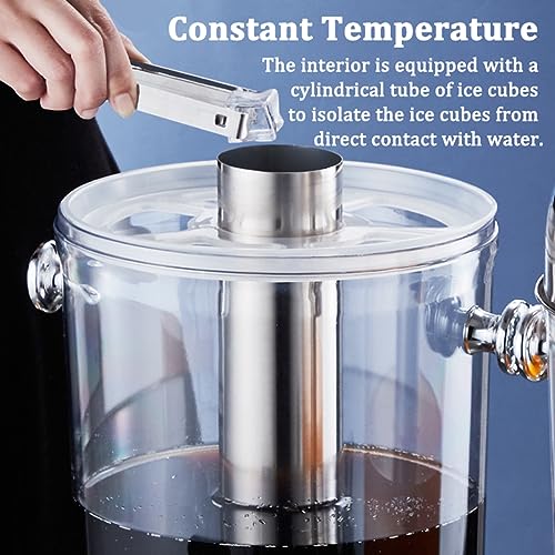 GFAZXDS Triple Juice Dispenser with ice tube