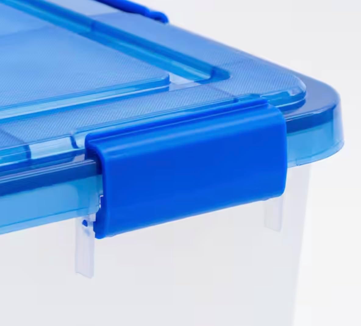 Clear Plastic Storage Box with Lid, 26 Qt. ZH02604