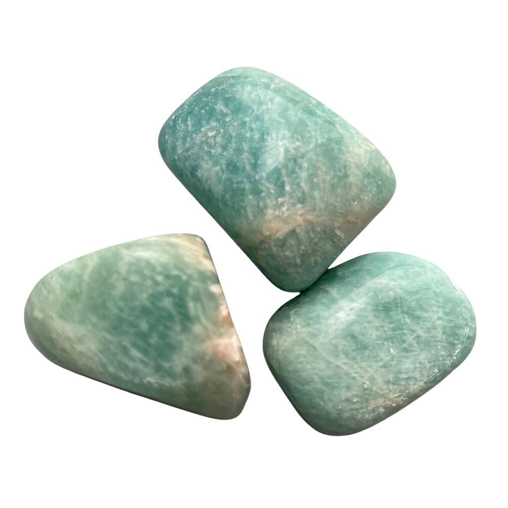 VIE Tumbled Crystals, Pack of 6, Amazonite